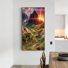 Load image into Gallery viewer, Diamond Painting - Full Round - mountains and fields (40*70CM)
