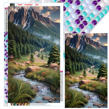 Load image into Gallery viewer, Diamond Painting - Full Round - mountains and fields (40*70CM)
