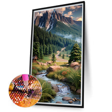 Load image into Gallery viewer, Diamond Painting - Full Round - mountains and fields (40*70CM)
