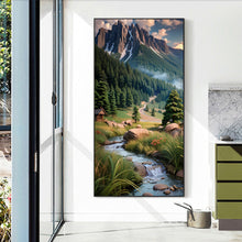 Load image into Gallery viewer, Diamond Painting - Full Round - mountains and fields (40*70CM)
