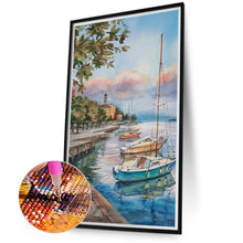 Load image into Gallery viewer, Diamond Painting - Full Round - mountains and fields (40*70CM)
