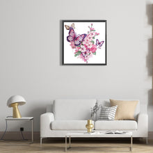 Load image into Gallery viewer, Diamond Painting - Partial Special Shaped - Butterfly (30*30CM)
