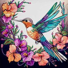 Load image into Gallery viewer, Diamond Painting - Partial Special Shaped - hummingbird (30*30CM)
