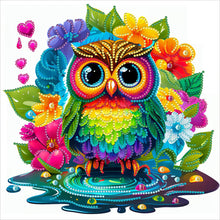 Load image into Gallery viewer, Diamond Painting - Partial Special Shaped - owl (30*30CM)
