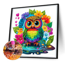 Load image into Gallery viewer, Diamond Painting - Partial Special Shaped - owl (30*30CM)
