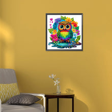 Load image into Gallery viewer, Diamond Painting - Partial Special Shaped - owl (30*30CM)
