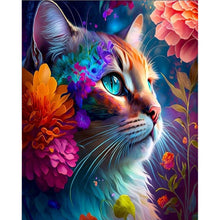 Load image into Gallery viewer, Diamond Painting - Full Round - color cat (40*50CM)
