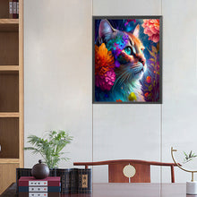Load image into Gallery viewer, Diamond Painting - Full Round - color cat (40*50CM)
