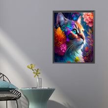 Load image into Gallery viewer, Diamond Painting - Full Round - color cat (40*50CM)
