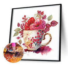 Load image into Gallery viewer, Diamond Painting - Partial Special Shaped - flower cup (30*30CM)
