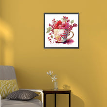 Load image into Gallery viewer, Diamond Painting - Partial Special Shaped - flower cup (30*30CM)
