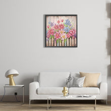 Load image into Gallery viewer, Diamond Painting - Partial Special Shaped - flowers in fence (30*30CM)
