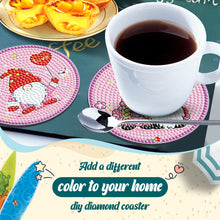 Load image into Gallery viewer, 8PCS Diamond Painting Art Coaster Kit Acrylic Round Diamond Painting DIY Coaster
