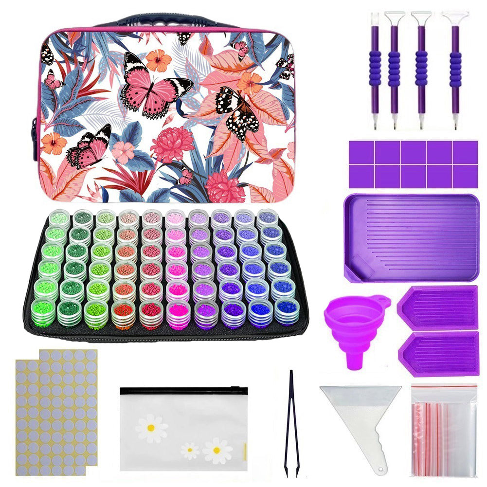 Large Capacity Diamond Painting Accessories Kit with Tools Diamond Tools Handbag