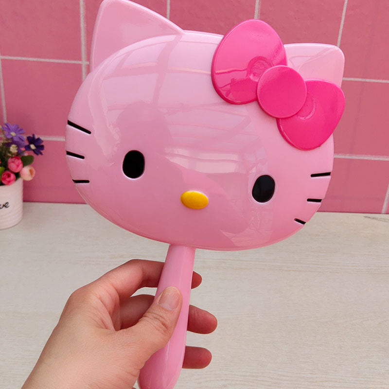 DIY Diamond Painting Mirror Kit Hello Kity Diamond Pocket Mirror (Pink)