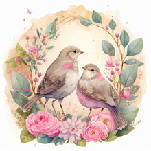 Load image into Gallery viewer, Diamond Painting - Full Round - Flowers and birds (40*40CM)
