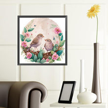Load image into Gallery viewer, Diamond Painting - Full Round - Flowers and birds (40*40CM)
