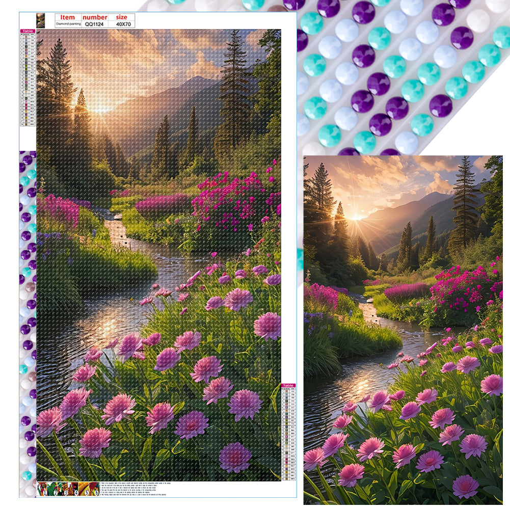 Diamond Painting - Full Round - The fragrance of wild flowers (40*70CM)