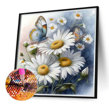 Load image into Gallery viewer, Diamond Painting - Full Round - Feverfew and butterfly (40*40CM)
