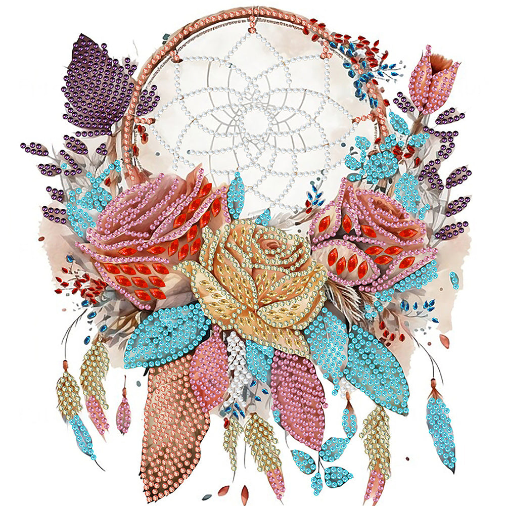 Diamond Painting - Partial Special Shaped - Dreamcatcher (30*30CM)