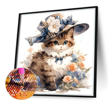 Load image into Gallery viewer, Diamond Painting - Full Round - Miss Dog and Miss Cat (40*40CM)
