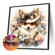 Load image into Gallery viewer, Diamond Painting - Full Round - Miss Dog and Miss Cat (40*40CM)
