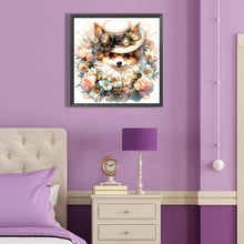 Load image into Gallery viewer, Diamond Painting - Full Round - Miss Dog and Miss Cat (40*40CM)
