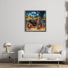Load image into Gallery viewer, AB Diamond Painting - Full Round - farm chicken (40*40CM)

