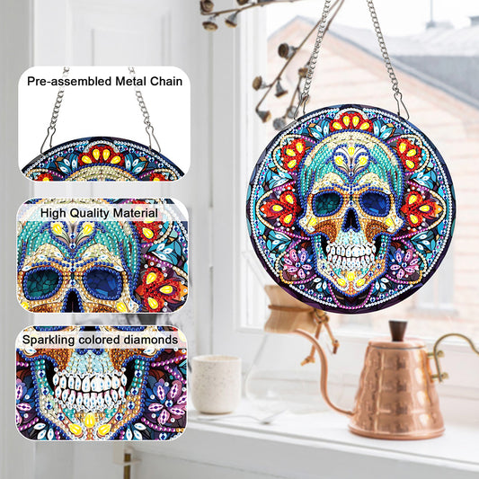 Special Shaped Crystal Painting Wreath Kit Magic Cat Acrylic Peacock Flaming Cat