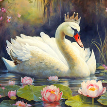 Load image into Gallery viewer, Diamond Painting - Full Round - White Swan (30*30CM)
