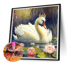 Load image into Gallery viewer, Diamond Painting - Full Round - White Swan (30*30CM)
