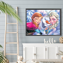Load image into Gallery viewer, Diamond Painting - Full Round - Frozen Anna and Elsa (40*30CM)
