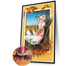 Load image into Gallery viewer, Diamond Painting - Full Round - Frame painting of rouge parrot (40*60CM)
