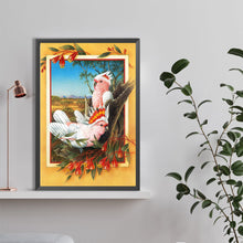 Load image into Gallery viewer, Diamond Painting - Full Round - Frame painting of rouge parrot (40*60CM)
