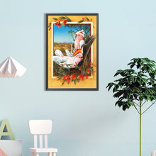 Load image into Gallery viewer, Diamond Painting - Full Round - Frame painting of rouge parrot (40*60CM)

