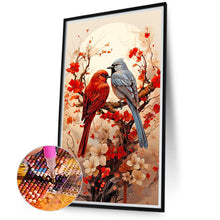 Load image into Gallery viewer, plum cardinal blue tit (40*70CM)
