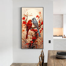 Load image into Gallery viewer, plum cardinal blue tit (40*70CM)

