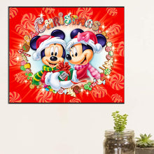 Load image into Gallery viewer, Diamond Painting - Full Round - Christmas Mickey and Minnie gifts (60*50CM)
