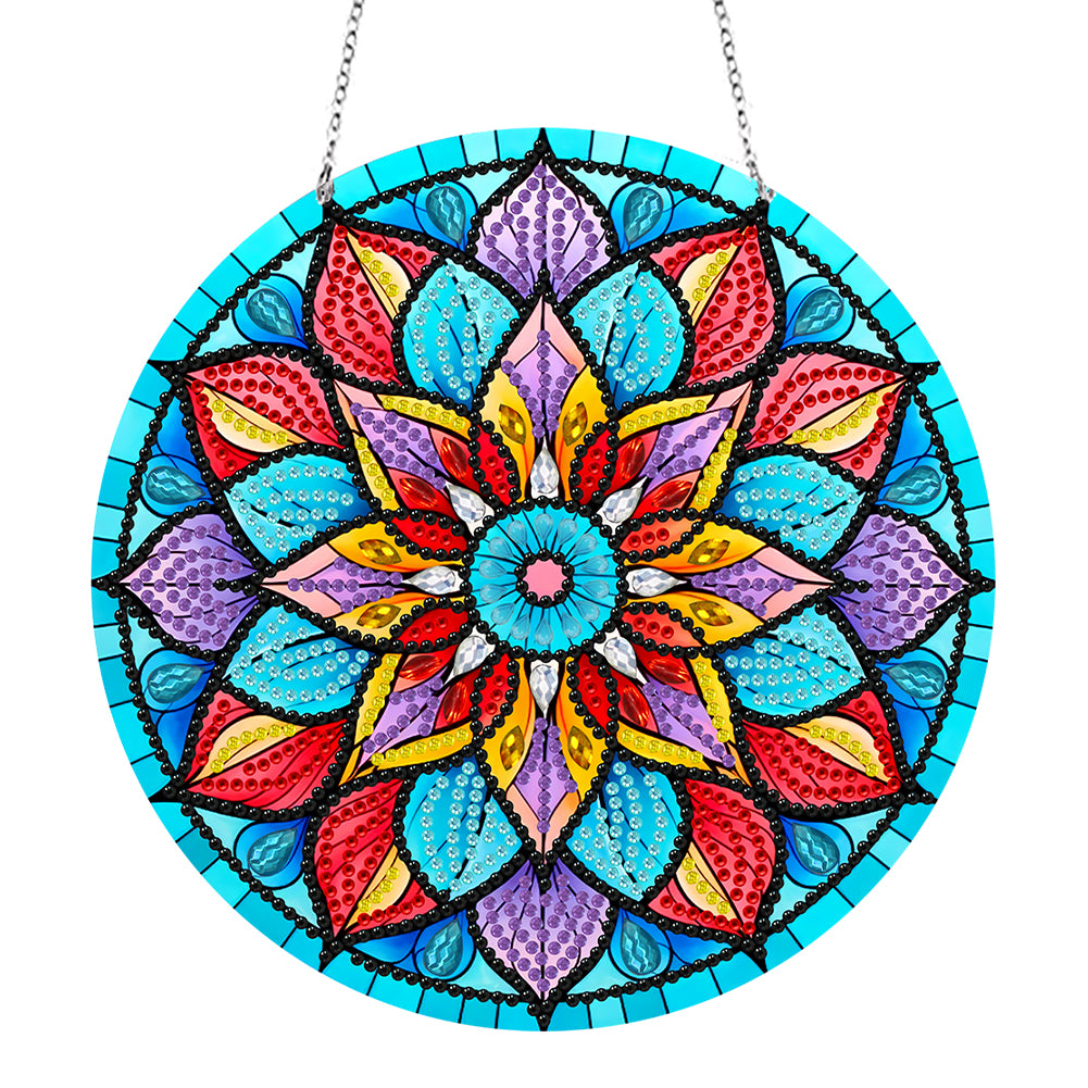 Double Sided Diamond Art Painting Diamond Painting Suncatcher (mandala)