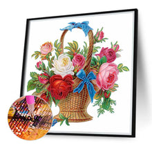 Load image into Gallery viewer, Diamond Painting - Partial Special Shaped - flower basket (40*40CM)
