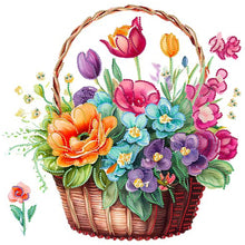 Load image into Gallery viewer, Diamond Painting - Partial Special Shaped - flower basket (40*40CM)
