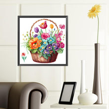 Load image into Gallery viewer, Diamond Painting - Partial Special Shaped - flower basket (40*40CM)
