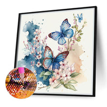 Load image into Gallery viewer, Diamond Painting - Partial Special Shaped - flowers butterfly (40*40CM)
