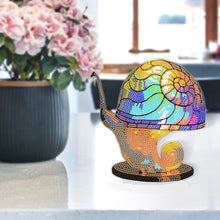 Load image into Gallery viewer, 4 PCS Diamond Art Table Decor Mushroom with Lights (Mushroom Snails Octopus #1)
