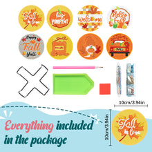 Load image into Gallery viewer, 8PCS Acrylic Round Diamond Painting Art Coaster Kit Diamond Painting DIY Coaster
