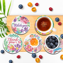 Load image into Gallery viewer, 8PCS Acrylic Round Diamond Painting Art Coaster Kit Diamond Painting DIY Coaster
