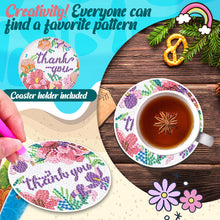 Load image into Gallery viewer, 8PCS Acrylic Round Diamond Painting Art Coaster Kit Diamond Painting DIY Coaster
