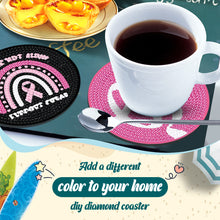Load image into Gallery viewer, 8PCS Diamond Painting Art Coaster Kit Acrylic Round Diamond Painting DIY Coaster

