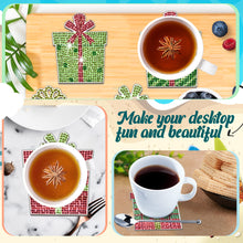 Load image into Gallery viewer, 10PCS Diamond Painting Art Coaster Kit Santa Christmas Christmas Gifts Cardinals
