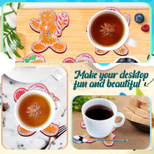 Load image into Gallery viewer, 10PCS Diamond Painting Art Coaster Kit Santa Christmas Christmas Gifts Cardinals
